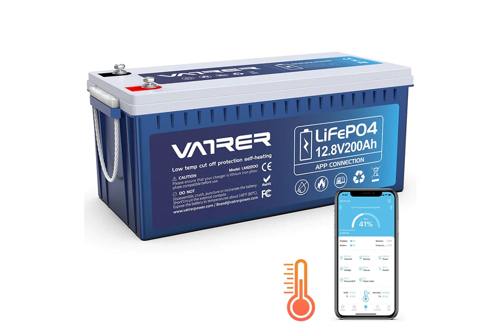 12V 200Ah LiFePO4 Lithium Battery for Your Camper-Vatrer