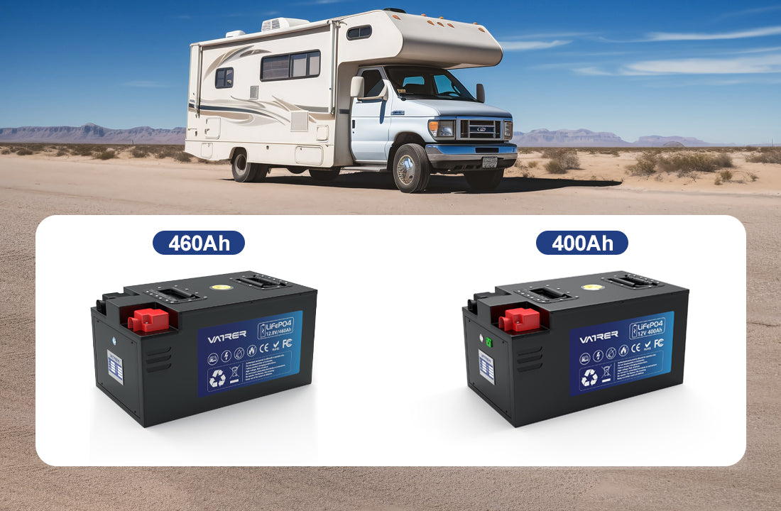 What's the difference between 12V 400Ah and 460Ah?