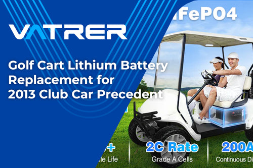 Golf Cart Lithium Battery Replacement for 2013 Club Car Precedent