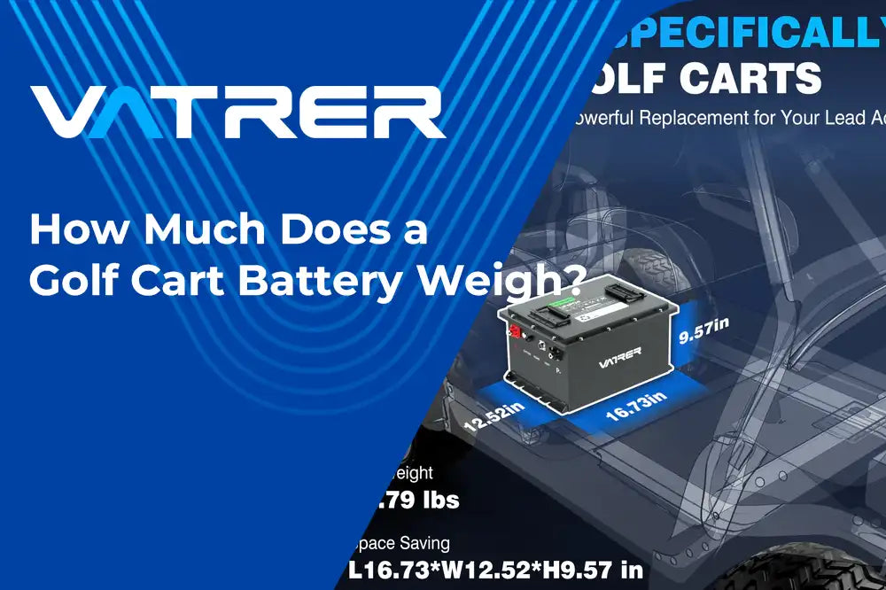 How Much Does a Golf Cart Battery Weigh? 4