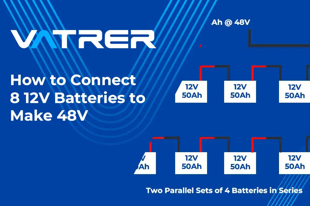 8 個の 12V バッテリーを接続して 48V を作る方法: ステップバイステップ ガイド