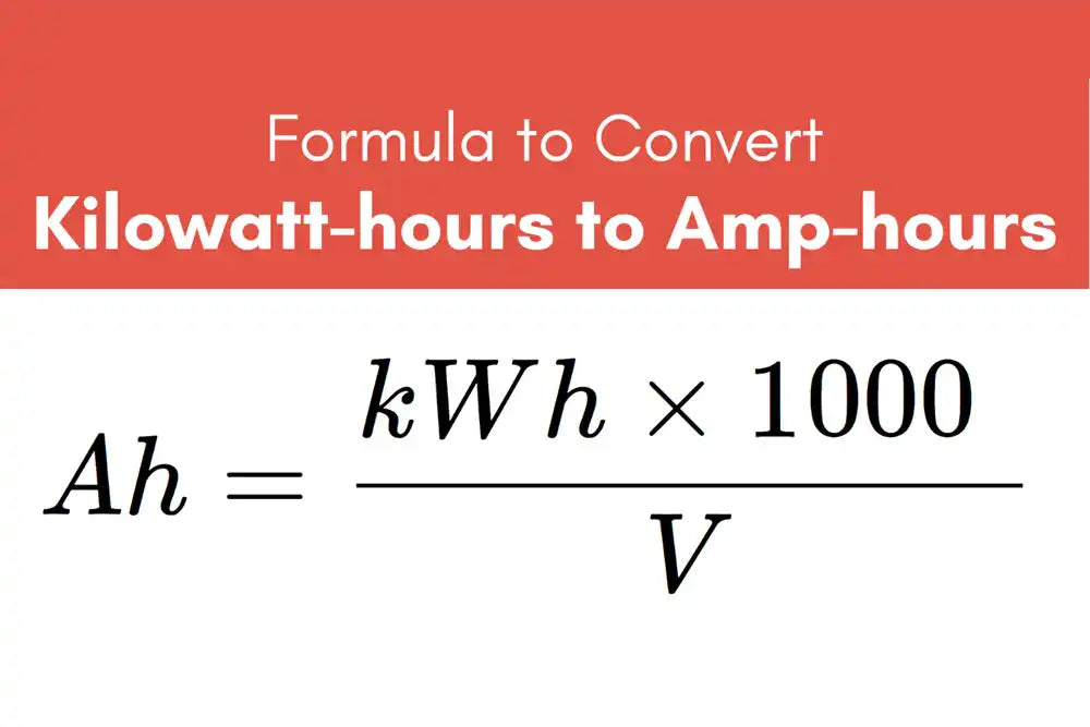 How to Calculate Watt Hours to Amp Hours