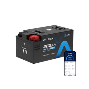 Vatrer 12V 460AH 250A BMS RV Lithium Battery Bluetooth Version 8