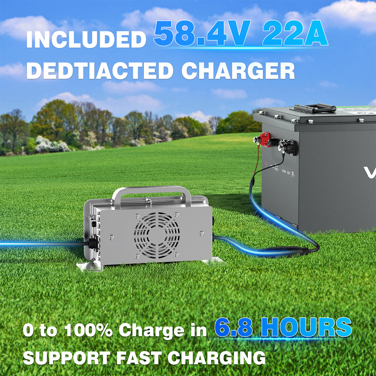48V 150Ah golf cart battery charger 9