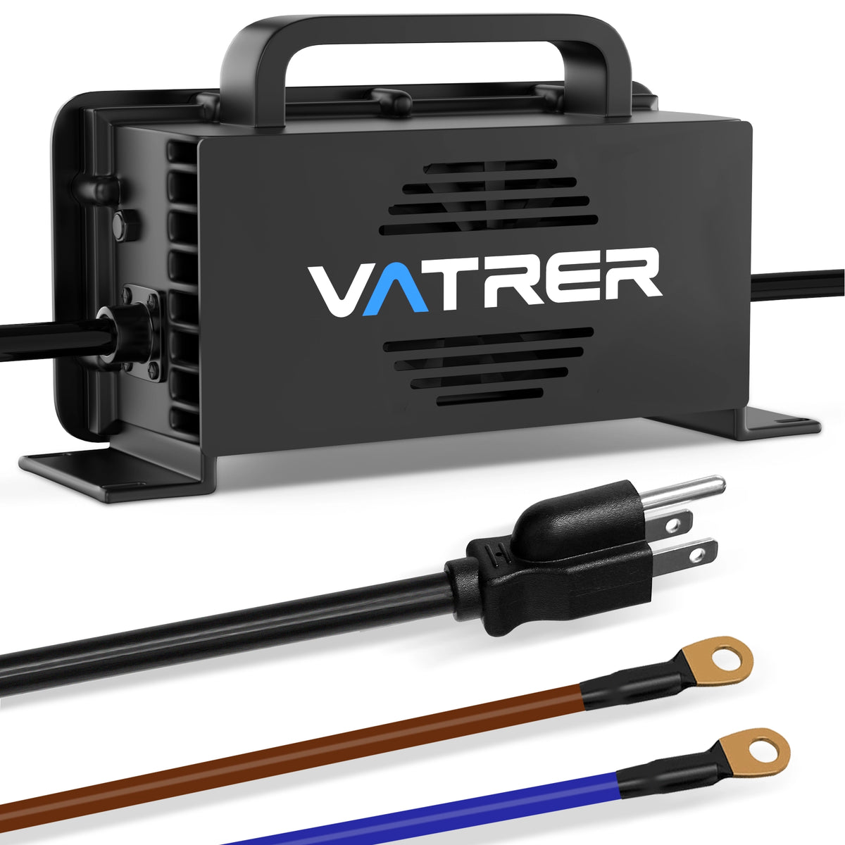 Vatrer 58.4V 20A Intelligent AC-DC  48V Golf Cart  LiFePO4 Battery Charger 11