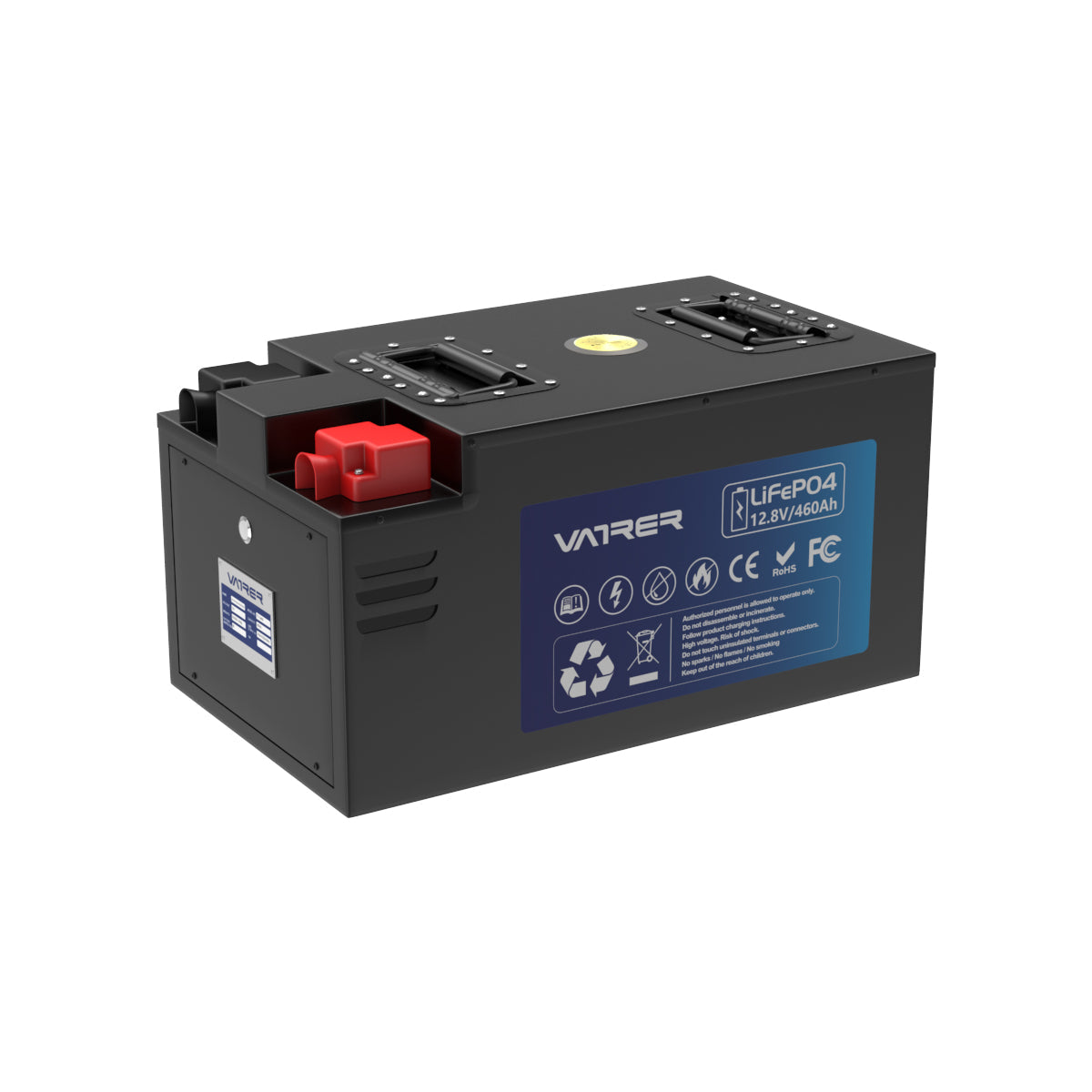 Vatrer 12V 460AH 250A BMS Low Temp Cutoff LiFePO4 RV Battery Bluetooth Version CA