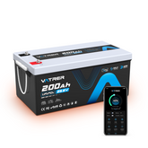 Vatrer 24V 200Ah Self-heating LiFePO4 Lithium Battery Bluetooth Version DE 3