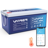 Vatrer 12V 300AH Bluetooth LiFePO4 Lithium Self-Heating Battery EU 3