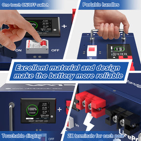 51.2V 100Ah solar power storage battery features 8